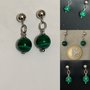 Orecchini in Argento925 con Malachite