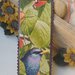 Segnalibro uccello albicocche idea regalo carta 