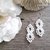 Orecchini pendenti Infinito in bianche e argento - WSBE02