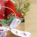 mini borsetta in carta per decorazione albero di natale o della casa con paesaggio natalizio, cuore e Elfi fatto a mano