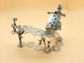 Vespa miniatura Metal sculpture vespa collezione vespa regalo vespa modello metal art sculpture metal art metal steel art metal sculptures