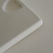 Mattonella in terracotta bianca artigianale da decorare decoupage ceramica bomboniera cm 10x10
