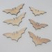 lotto 25 decorazioni legno pipistrello halloween casa home addobbi personalizzato handmade laser segnaposto chiudipacco