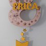 lampada iniziale nome legno regalo personalizzato bimba bimbo handmade luce notturna laser decorazione casa home decor