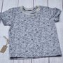 T-SHIRT FONDO GRIGIO CON ANIMALETTI