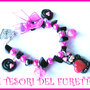 Bracciale Gatto Nero Liquirizie fimo cernit ooak kawaii