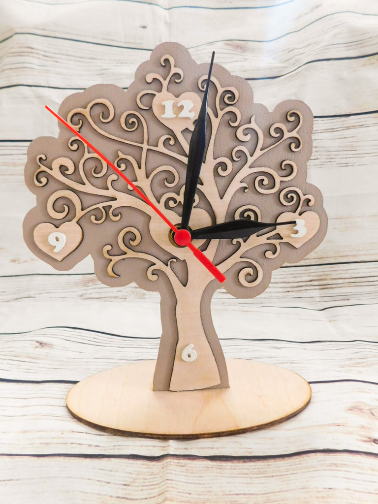 Bomboniera Orologio con Albero di Ulivo in Legno - MC Bomboniere