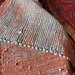 Coppia di tappeti scendiletto etnici tessuti artigianalmente
