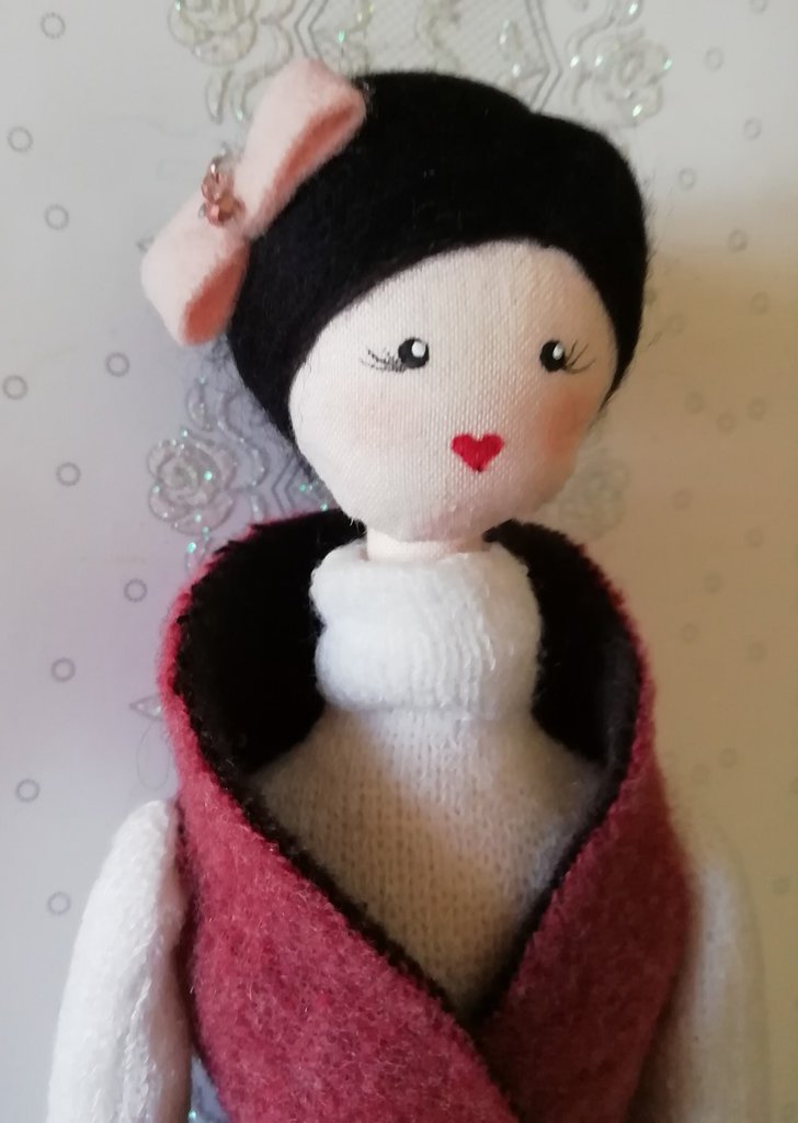 XiDonDon Abito alla Moda per Vestiti per Bambole in Peluche da 7,9 Pollici per Accessori per Giocattoli per Bambole di pezza da 20 cm (set2