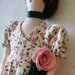 Bambola in tessuto stile Jane Austen