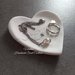 Piattino artigianale svuotatasche cuore porta anelli fedi bijoux accessori bomboniera matrimonio regalo  