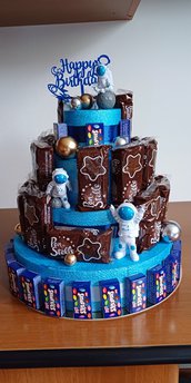 La torta astronauta