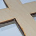 Croce in legno artigianale cerimonia cresima comunione bomboniere cm 21x13,5