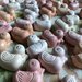 50 pezzi gessetti profumati paperetta rosa  bomboniera segnaposto nascita battesimo compleanno