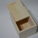 Scatola tiretto in legno di pioppo artigianale decoro bomboniera regalo decoupage cm 14x9