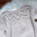 Maglione donna bianco, maglione in lana fatto ai ferri, maglione in lana grossa, maglione montagna