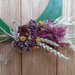 Decorazione porta_Cuore in legno e fiori secchi