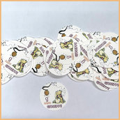 Biglietti/tag per compleanno Winnie The Pooh - conf. da n. 30 tag