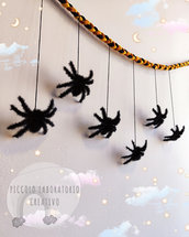 Ghirlanda Halloween con ragni