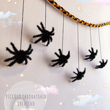 5 Pezzi Banner Decorativi Per Halloween - Ghirlande Di Carta Con Ragni, Zucche, Teschi E Fantasmi - 5