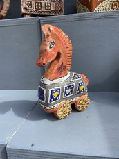  Cavalluccio medievale in ceramica