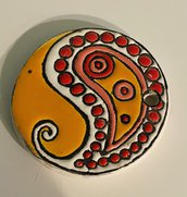 Pace interiore - ciondolo in ceramica