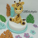 Cake Topper/Decorazione Giraffa compleanno o battesimo 