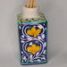 Porta profumatore in ceramica di Castelli realizzato e dipinto a mano artigianalmente bomboniere regalo cm 11x5x5