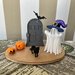 Decorazione Halloween stampa 3D su base in legno