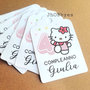 Bigliettini bomboniera compleanno Hello Kitty