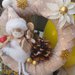 Ghirlanda natalizia bambolina fiore Fuoriporta Natale