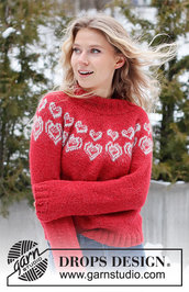 maglione di natale rosso con cuori bianchi, maglione natalizio donna , maglione rosso fatto a mano, maglione norvegese rosso e bianco