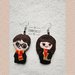 Orecchini Harry Potter  e Hermione   , orecchini fantasy