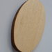 Confezione di 20 Sagome in legno ovali cm 7x5 fatte a mano