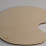 Confezione di 20 Sagome in legno forma tavolozza cm 7,5 fatte a mano