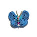 Farfalla colorata ad uncinetto in cotone 6x5 cm - 4 PEZZI - 2PLC