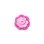 Fiore rosa e lilla ad uncinetto in cotone 5 cm - 5 PEZZI - 32PP