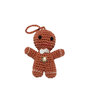 Amigurumi Omino Pan di Zenzero di Natale ad uncinetto 7x9 cm - 17NTL