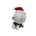 Amigurumi di Natale orsetto bianco ad uncinetto 9x14 cm - 68NTL