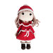 Amigurumi di Natale bambola Jenny ad uncinetto 21 cm - 69NTL