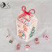 Bracciale con ciondoli natalizi con scatola regalo casetta pan di zenzero idea regalo natale ragazze, bambine, teeenagers
