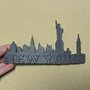 Skyline Newyork stampa 3D 16 x 8,5 cm