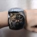 Bracciale Gatti in legno dipinto a mano