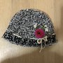 Cappello uncinetto,cappello pescatore, cappello lana donna,Cappelli inverno, cappello nero, hat crochet, uncinetto cappelli,berretti lana