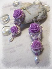 orecchini Violet Rose