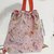 Sacco-Sacchetta con coulisse, maniglie e tracolline in cotone foderato versione rosa