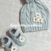 Cappellino e scarpetta per neonata 