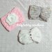 Tre fascette per neonata handmade