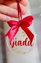 Palline di natale personalizzate