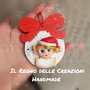 Pallina di natale con elfo in fimo fatto a mano